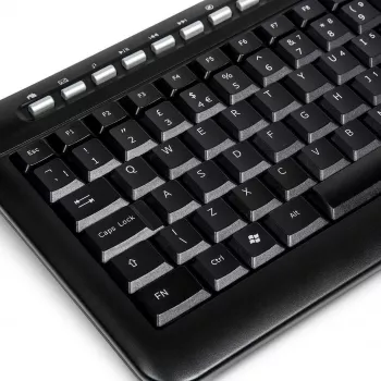 DSIT TB-602 Targus mini tipkovnica z USB, ameriško/nordijska postavitev, za 19-palčne strežniške omarice