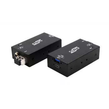 EXSYS EX-1448MM 2-portni podaljšek USB 3.2 Gen1 prek večmodnega optičnega kabla do 300 m