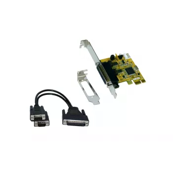 EXSYS EX-44343-2S 2-portna RS-232 PCI Express serijska kartica, MosChip MCS9901, Low Profile