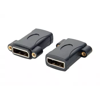 EXSYS EX-49304 panelni adapter DisplayPort ženski-na-ženski, privijačljiv, 8K 60Hz