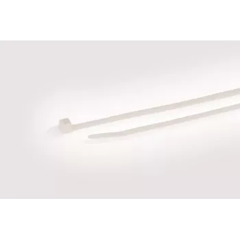 HellermannTyton T50R bele kabelske vezice, 200mm x 4,6mm, PA66, 100 kosov 111-05013