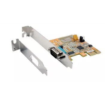 EXSYS EX-44081 PCIe kartica z 1 vrati RS-232 serijska, ASIX AX99100, Low Profile
