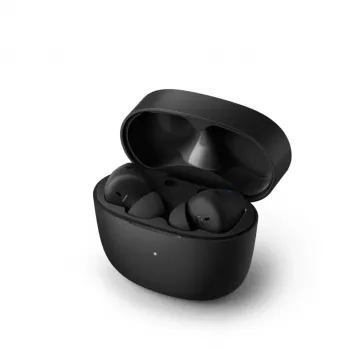 PHILIPS TAT2206BK/00 prave brezžične ušesne slušalke z ohišjem za polnjenje, črne