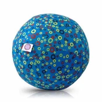 BUBA BLOON Bubabloon lateks balon s tekstilnim prevlekom, Circles Blue
