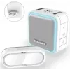 Honeywell DC515SP2L brezžično zvočno zvonce z vtičnim gongom in tipko, doseg 150 m, 6 melodij, belo