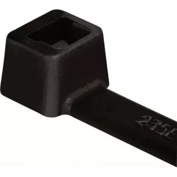 HellermannTyton T40R PA66W črna vezica za kable 175 x 4 mm, paket 100 111-01625