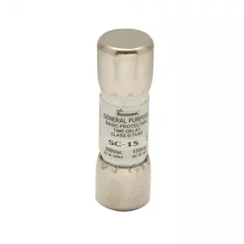 Eaton BK/SC-15 Bussmann varovalka SC razreda G 15 A 600 V AC 170 V DC hitra patrona varovalka