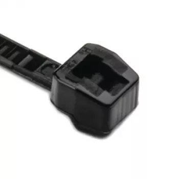 HellermannTyton serija OS kabelske vezice z zunanjim ozobjem 100 x 2,5 mm, črne, 100 kosov 118-04700