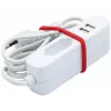 EXERTIS CONNECT podaljšek z 2 vratoma USB, bel, 1,5 m 808521