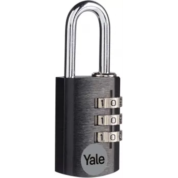 Yale YE3CB/20/121/1/BK 20 mm črna kombinacijska obešanka