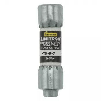 Eaton KTK-R-7 hitra varovalka razreda CC, 7 A, 600 V AC, prekinitvena zmogljivost 200 kA, 10 kosov