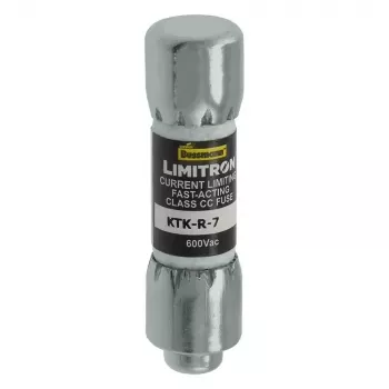 Eaton KTK-R-7 hitra varovalka razreda CC, 7 A, 600 V AC, prekinitvena zmogljivost 200 kA, 10 kosov