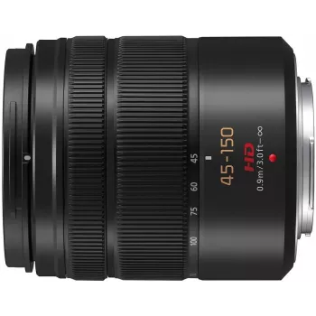 Panasonic Lumix G X Vario 45-150mm f/4.0-5.6 ASPH. MEGA O.I.S. objektiv (črn) H-FS45150E-K