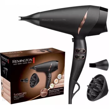 Remington Supercare Pro AC7200 sušilnik za lase, 2200W, črn