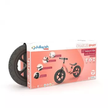Chillafish Charlie Sport 12 ravnotežno kolo, Flamingo Pink, 2-5 let