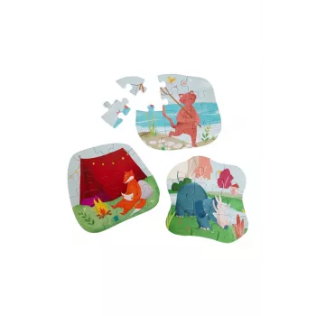 TRIXIE Dog Activity Roll-Out dozirnik priboljškov puzzle igrača, 3 deli, nastavljiva težavnost, notranja in zunanja uporaba