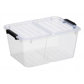 plast team HOME BOX FLEX 15L shrambna škatla z zložljivim pokrovom, recikliran PP, 1 kos 23010800