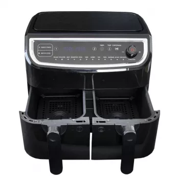 Gastronoma Dual Basket cvrtnik na vroči zrak 9L 2400W črn