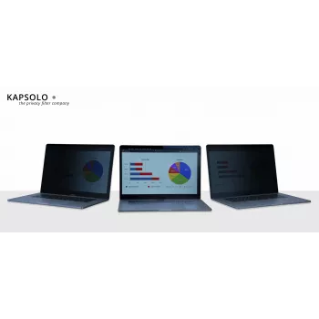 KAPSOLO dvosmerni filter zasebnosti za Microsoft Surface Pro 8 (2021), snemljiv, 13 inch, 3:2, proti bleščanju KAP12846