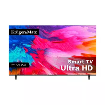 Kruger&Matz KM0250UHD-V3 50-palčni 4K UHD pametni LED TV z VIDAA U5, DVB-T2/S2, HDR10, Bluetooth, glasovno upravljanje