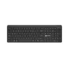Natec Tang US brezžična tipkovnica Bluetooth + 2,4 GHz Silent Slim, črna