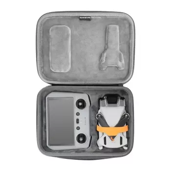 Sunnylife torbica za DJI Mini 3 / Mini 3 Pro – siva prenosna torbica z individualnimi predelki