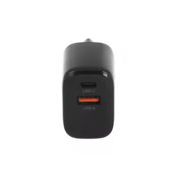 MOVANO GaN 20W USB-C PD + USB-A polnilnik (črn)