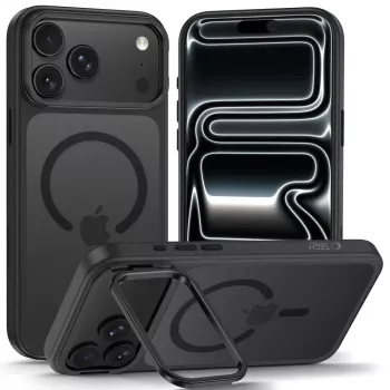TECH-PROTECT MAGSTAND MagSafe CC iPhone 17 Pro / 18 Pro mat črn