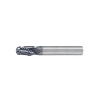 polnokarbidno čelno frezalo z zaobljenim kotom 12,0 mm, R6,0, 4 rezila, 16/73 mm