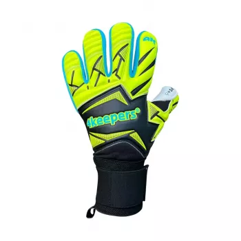 4Keepers Force V5 25 Wave NC vratarske rokavice črno-fluo zelene velikost 9.5