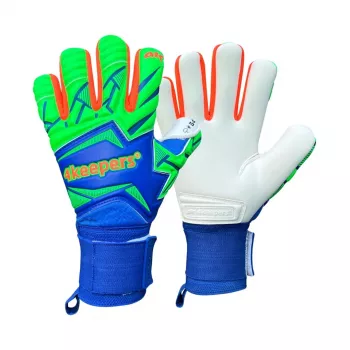4Keepers Force V5.25 Twist HNC rokavice za vratarje modro-zelene, velikost 9.5