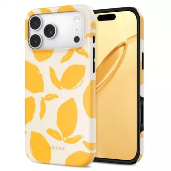 Tech-Protect Lamano MagSafe ovitek za iPhone 17 Pro Max / 18 Pro Max – Lemon Haze