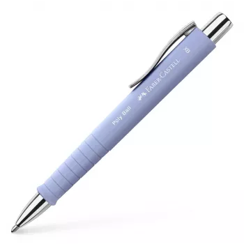 Faber-Castell Poly Ball XB Colours kemični svinčnik, Iris ohišje, modro črnilo, 1,0 mm 241154