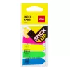 DELI samolepilne oznake PP 50x12 mm 100 listov mešane barve (D338199)