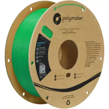 Polymaker PolySonic PLA High Speed 1,75mm zelen 1kg filament za 3D-tiskalnik PA12010