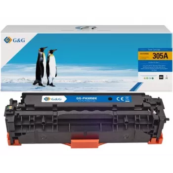 G&G kompatibilna kartuša s tonerjem za HP 305A/CE410A, črna, 2200 strani 14394
