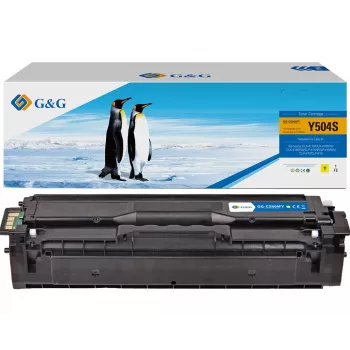 G&G kompatibilna kartuša s tonerjem za Samsung CLT-Y504S / HP SU502A – rumena, 1800 strani (14458)