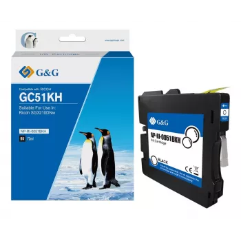 G&G kompatibilna kartuša s črnilom za Ricoh GC51KH (405862) – črna, 2500 strani 19656