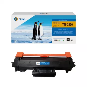 G&G XL kartuša s tonerjem, kompatibilna z Brother TN-2420 (15697) – velik doseg 6000 strani, črna