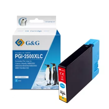 G&G združljiva cian kartuša s črnilom za Canon PGI-2500XLC (09858)