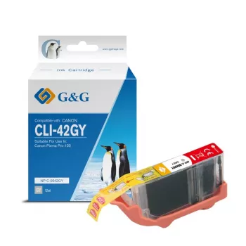 G&G združljiva siva kartuša s črnilom Canon CLI-42GY (10284)