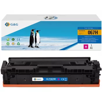 G&G XL kartuša s tonerjem združljiva s Canon 067H magenta (21619)