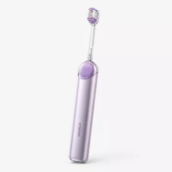 RANVOO PQ5 Pure Sonic električna zobna ščetka, vijolična, 5 načinov, 4 glave ščetke, polnjenje prek USB