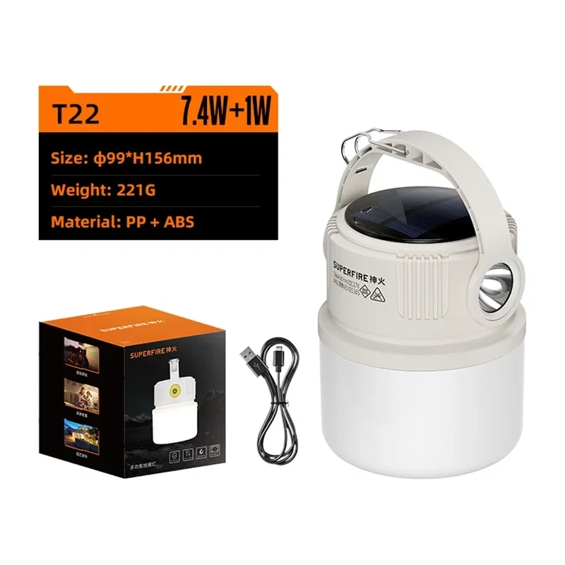 Superfire T22 kamp luč
