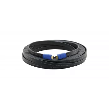 Kramer C-HM/HM/FLAT/ETH-6 ploščat hitri kabel HDMI z Ethernetom, 1,8 m, črn 97-01014006