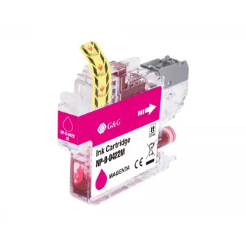 G&G združljiva kartuša s črnilom Brother LC422M magenta (550 strani) 20582