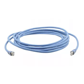 Kramer C-UNIKAT serija C-UNIKat-2 mrežni kabel vtič RJ-45 na vtič RJ-45 61 cm U/FTP CAT 6a oklopljen brez halogenov brez zatikanja robusten moder RAL 5012 99-3460002