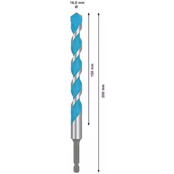BOSCH EXPERT HEX-9 MultiConstruction set svedrov, 5-delni, volframov karbid, šestrobno vpenjalo, 4-10 mm 2608902361