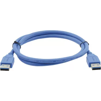 Kramer C-USB3/AA-3 USB 3.0 kabel, vtič Type-A na vtič Type-A, 0,9 m, moder 96-0230003