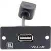 Kramer WU-AB modularni Snap-In vložek USB Type-A ženski na ženski črn 85-0118399